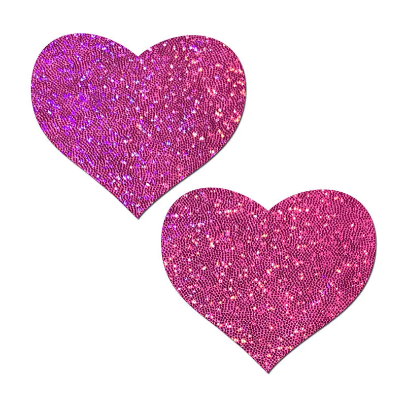 Pastease Love: Bubblegum Pink Hearts Nipple Pasties Lingerie - Pasties and Tassels