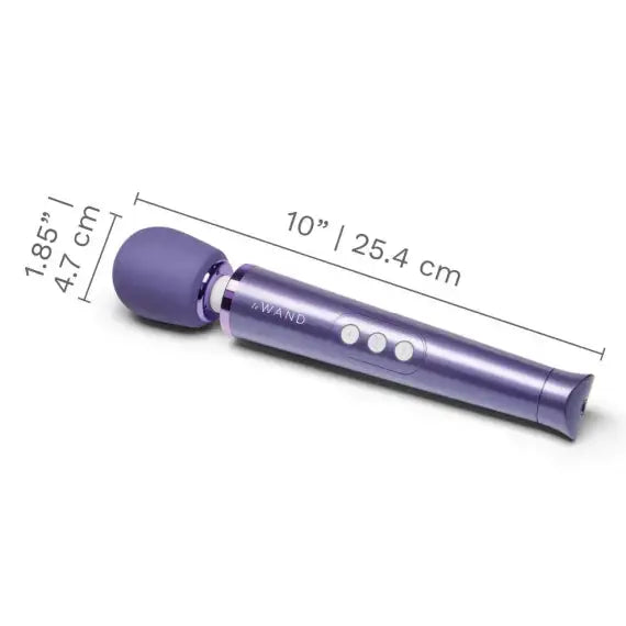 Petite Rechargeable Wand Massager - Violet Wand Vibrator