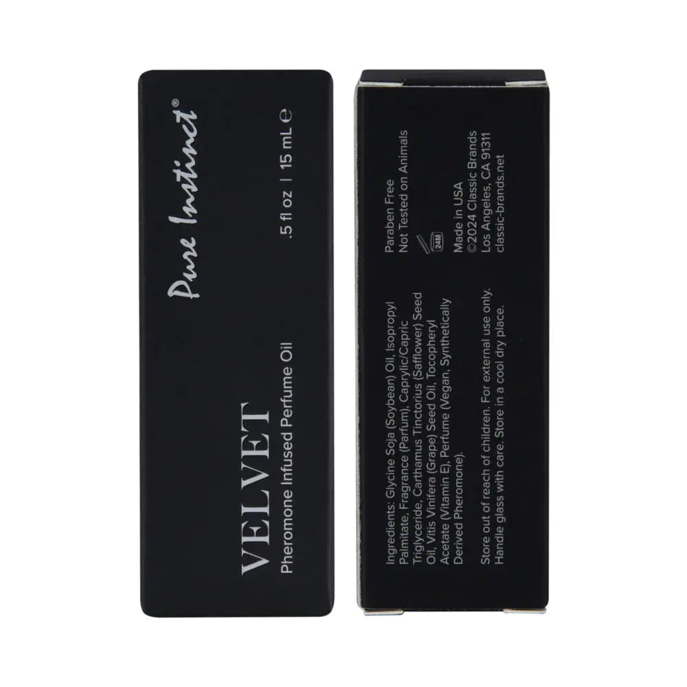 Pure Instinct Pheromone Perfume Oil Velvet Dropper 0.5 oz. Pheromones
