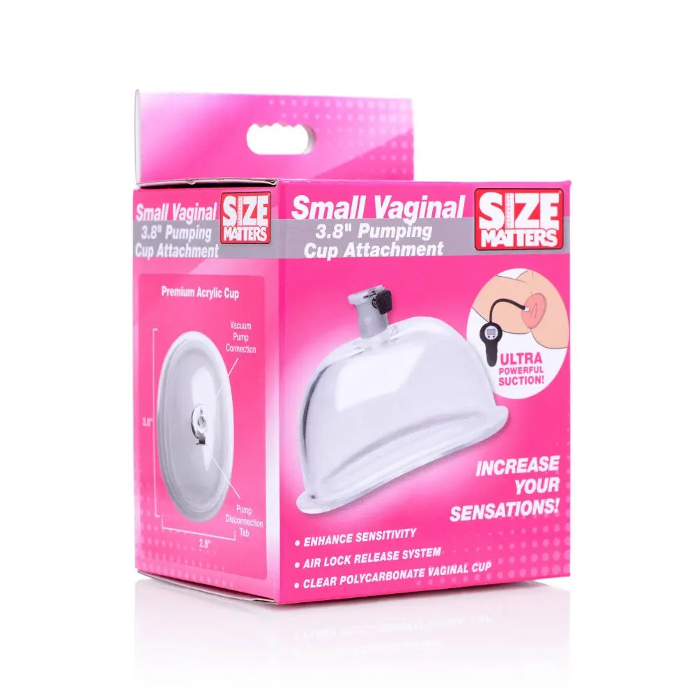 Pussy Pump Cup Small Vaginal 3.8 inch Pumping Cup Attachment Enlargement Gear and Pumps