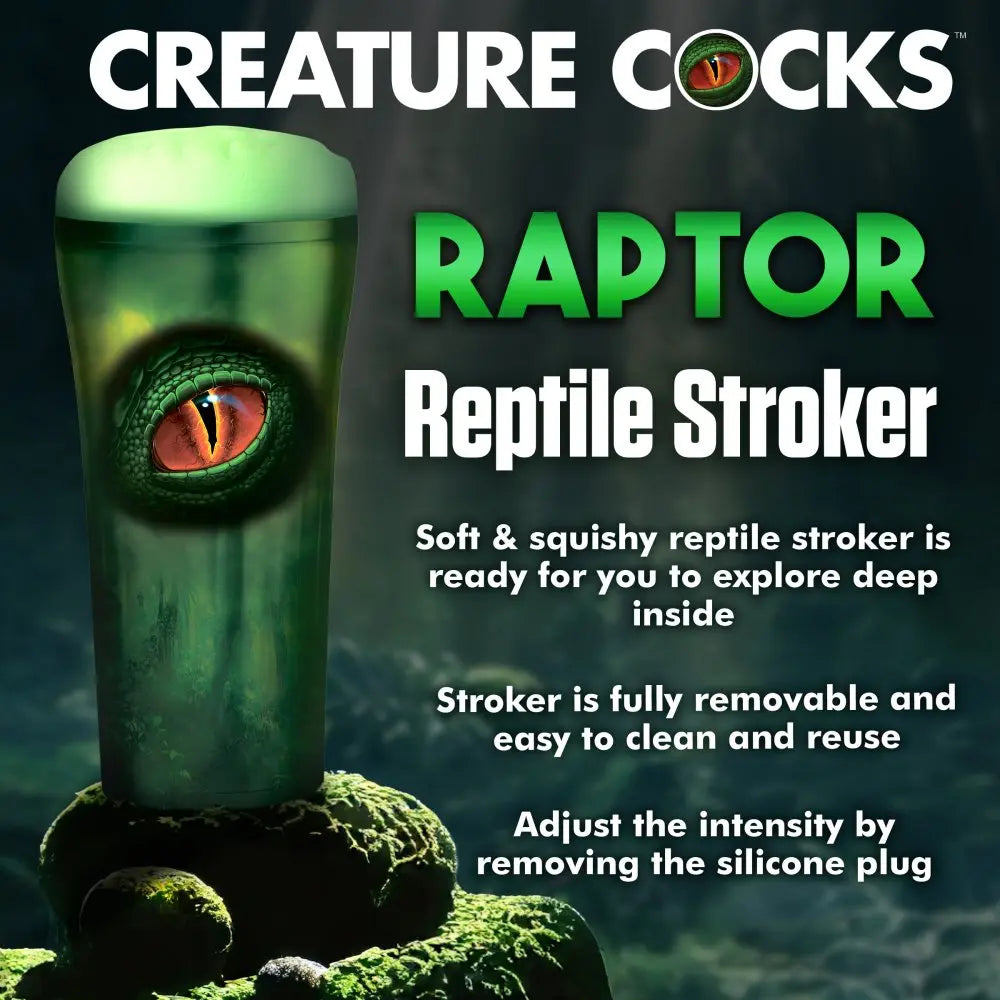 Raptor Reptile Stroker Primal Male Masturbator Sci-Fi Sex Toy for Men Masturbators