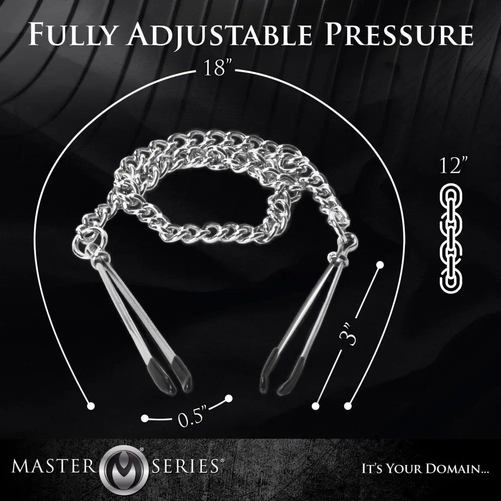 Reign Tweezer Nipple Vice BDSM Nipple Clamps Nipple and Clit Toys