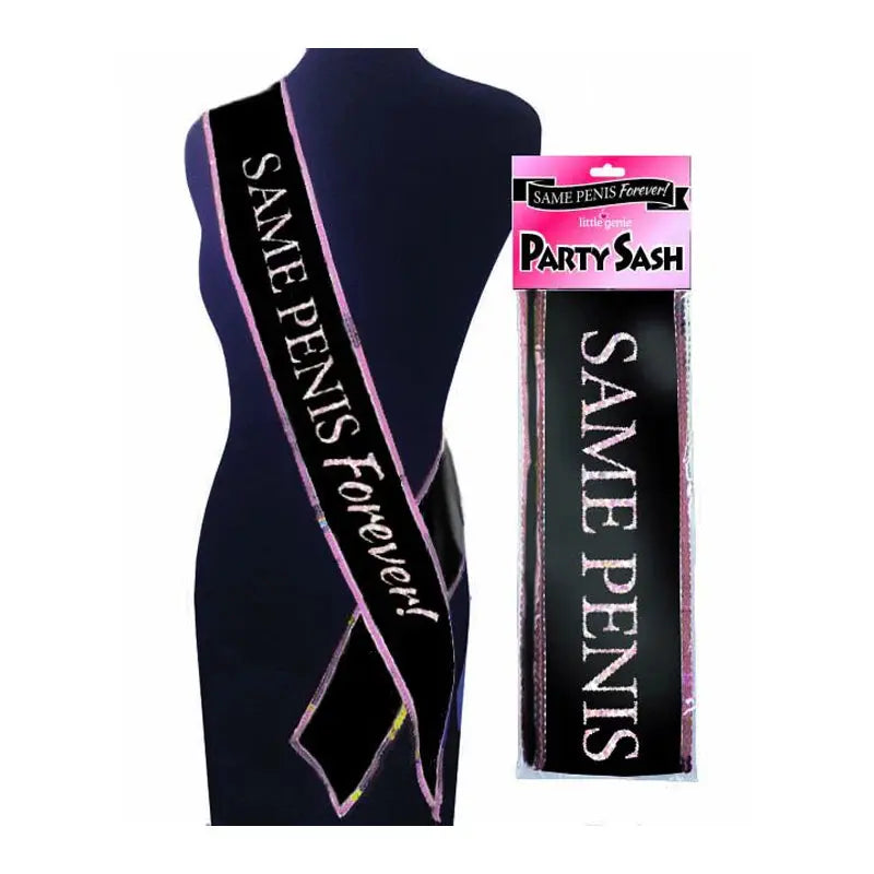 Same Penis Forever Bachelorette Sash - Bachelorette Party Supplies Bachelorette - Headwear sashes & garter