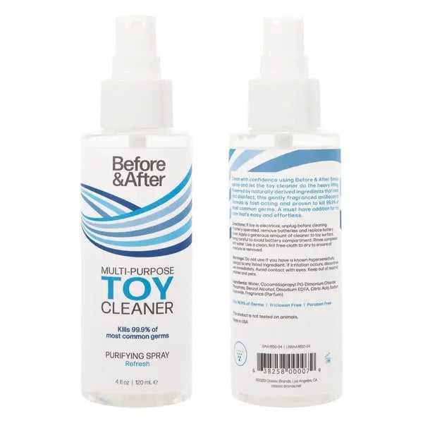 Spray Toy Cleaner Refresh 4oz | 120mL Lubes, Lotions and Accessories