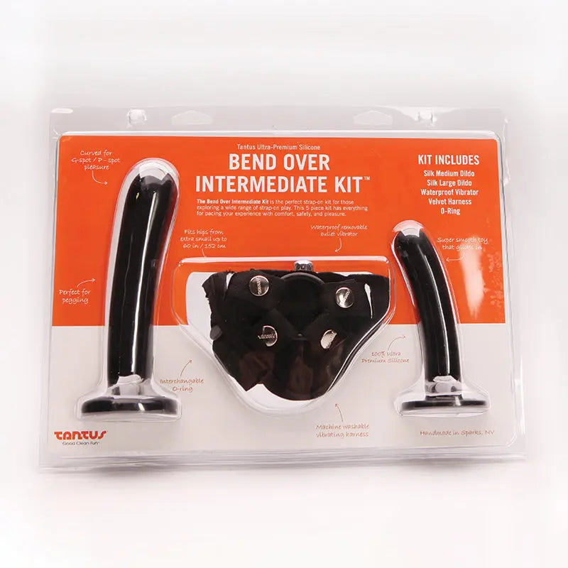 Tantus Bend Over Intermediate Strap-On Harness Kit Black Harnesses