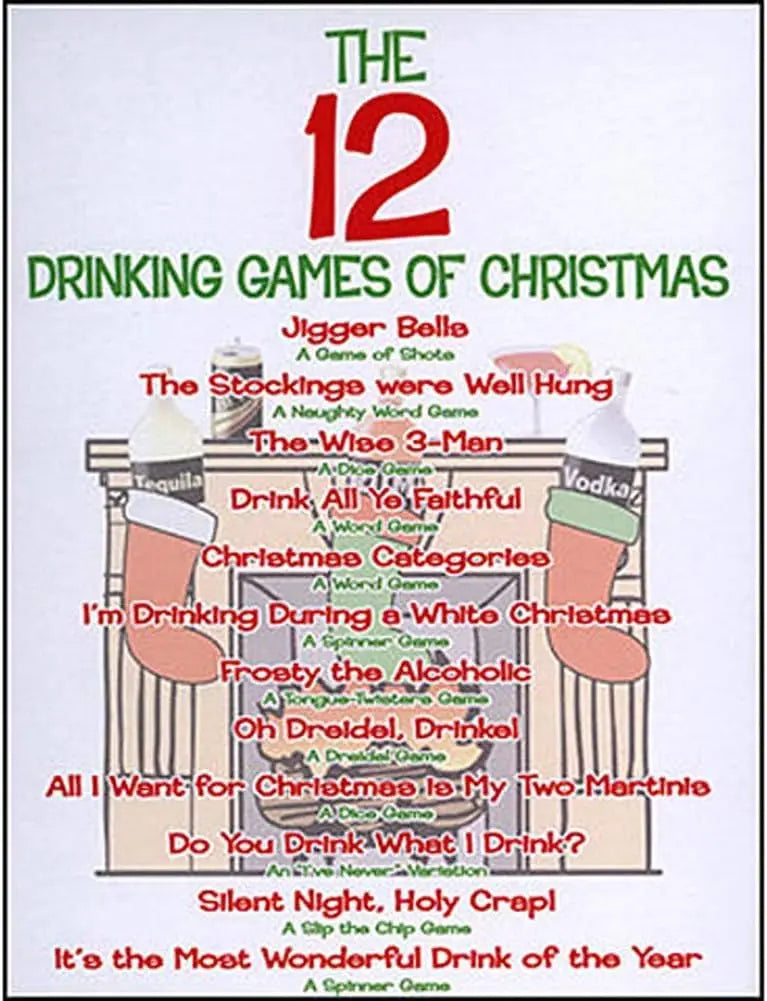 The 12 Drinking Games of Christmas - Adult Game Games - Drinking