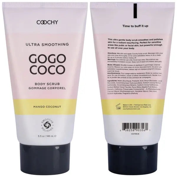 Ultra Smoothing Body Scrub Mango Coconut 5oz | 148mL Lubes, Lotions and Accessories