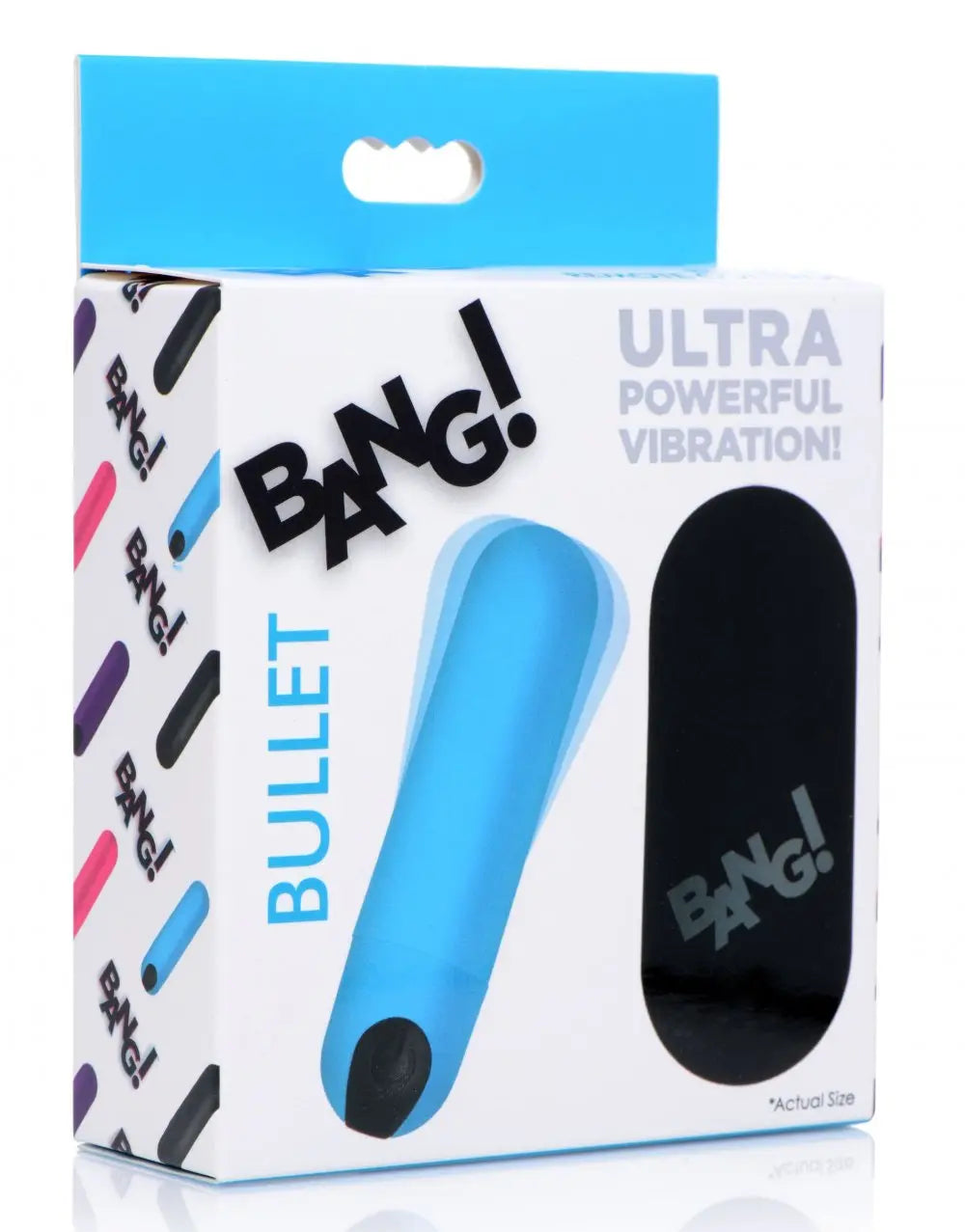Vibrating Bullet Vibrator with Remote Control - Blue Bullet Vibrators