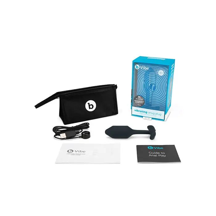 Vibrating Butt Plug Anal Sex Toy VIBRATING SNUG PLUG 2 | BLACK Anal