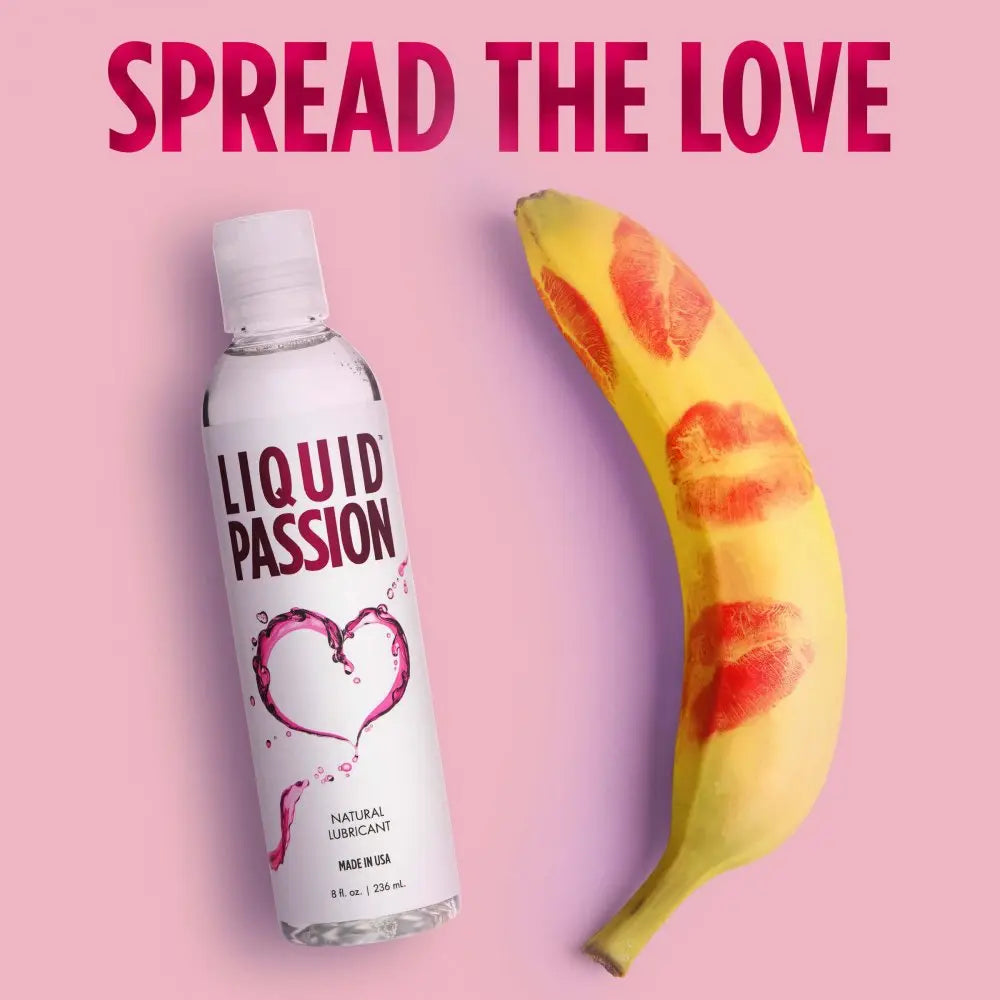 Water Based Lube Liquid Passion Natural Lubricant - 8oz Lubes, Lotions and Accessories