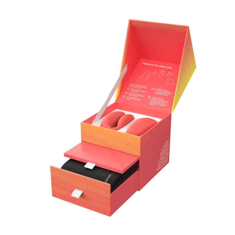 We-Vibe Chorus Couples Vibrator - Crave Coral Sex Toy for Couples Vibrators