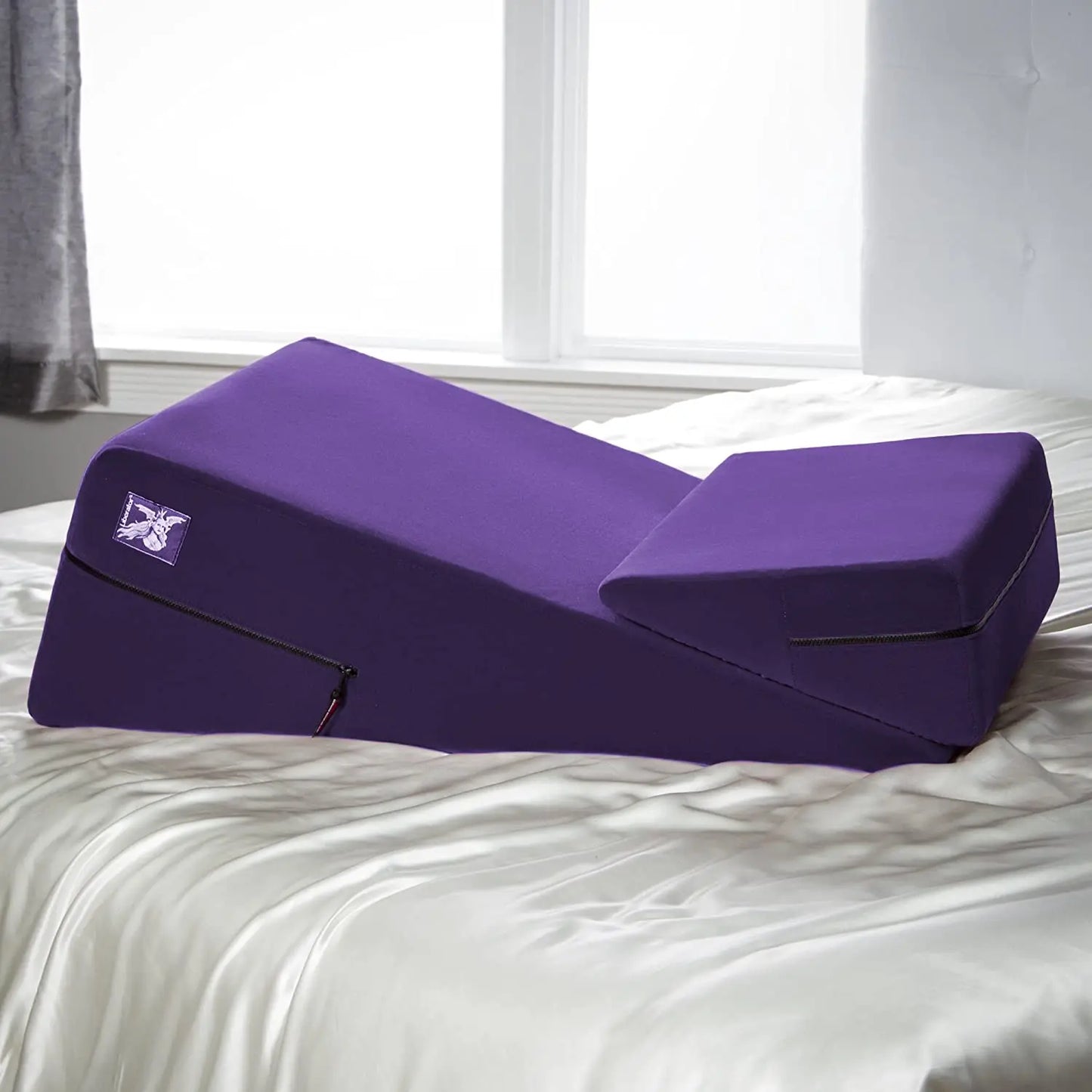 Wedge/Ramp Combo Purple Microfiber BDSM