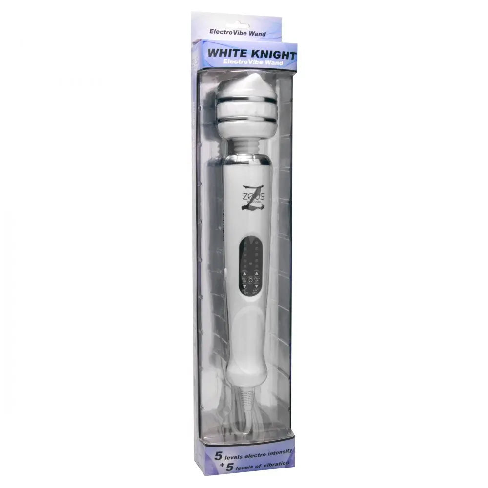 White Knight 10 Mode Electro Vibe Wand E-Stim Vibrator