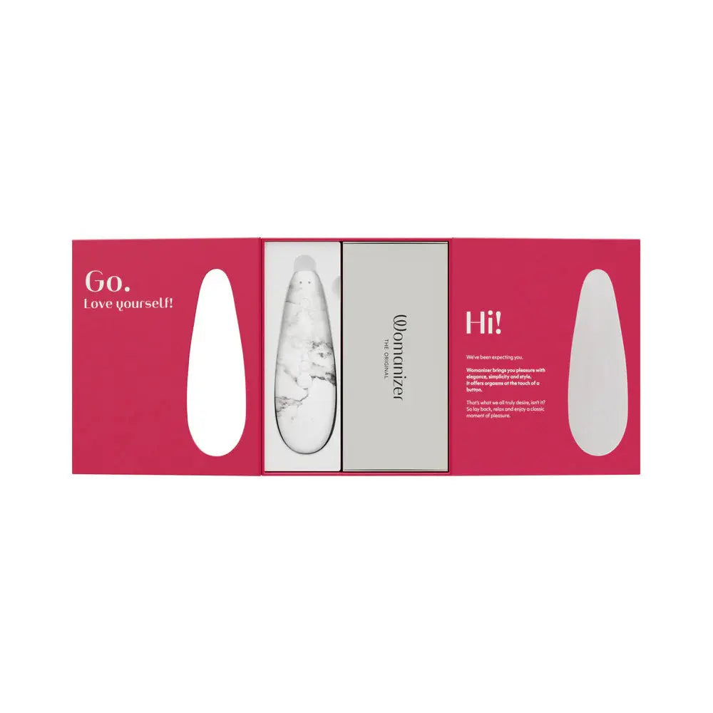 Womanizer Classic 2 Vibrator- Marilyn Monroe Special Edition - White Marble Vibrators