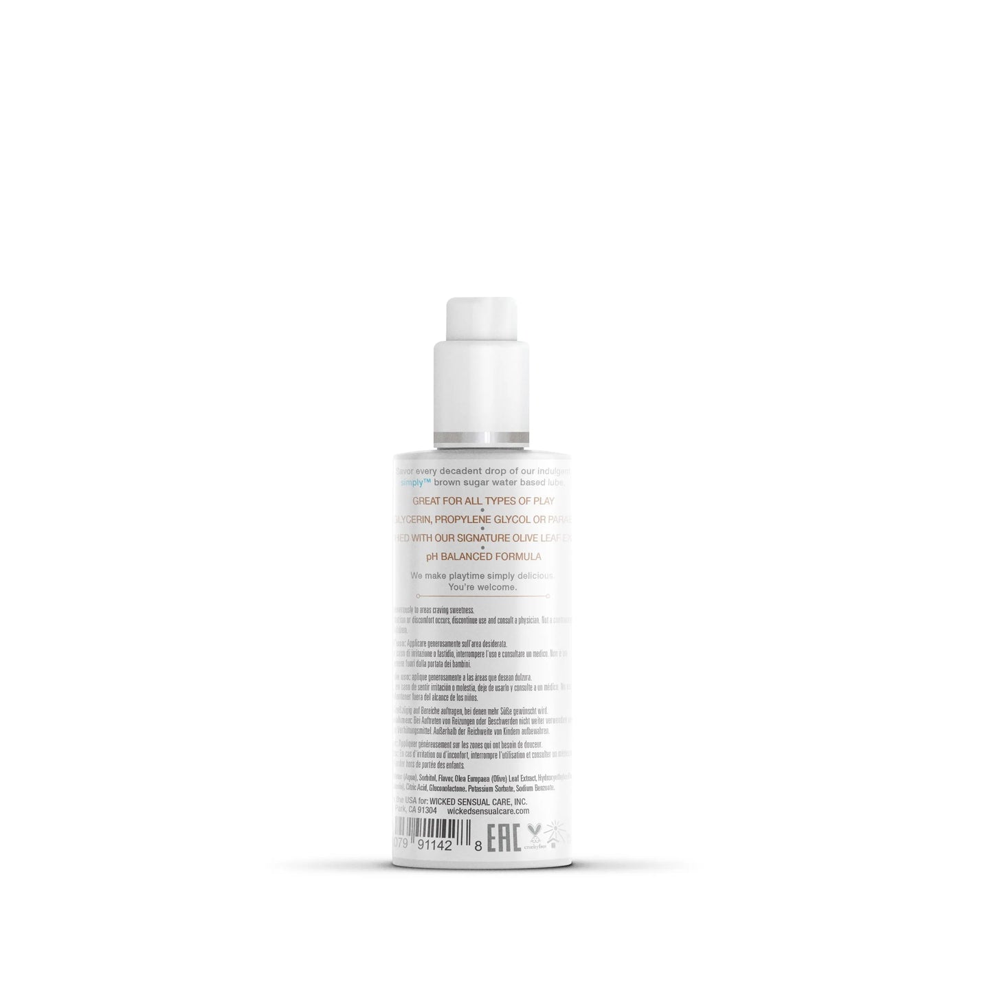 Simply Aqua Brown Sugar 2.3 oz Lubes