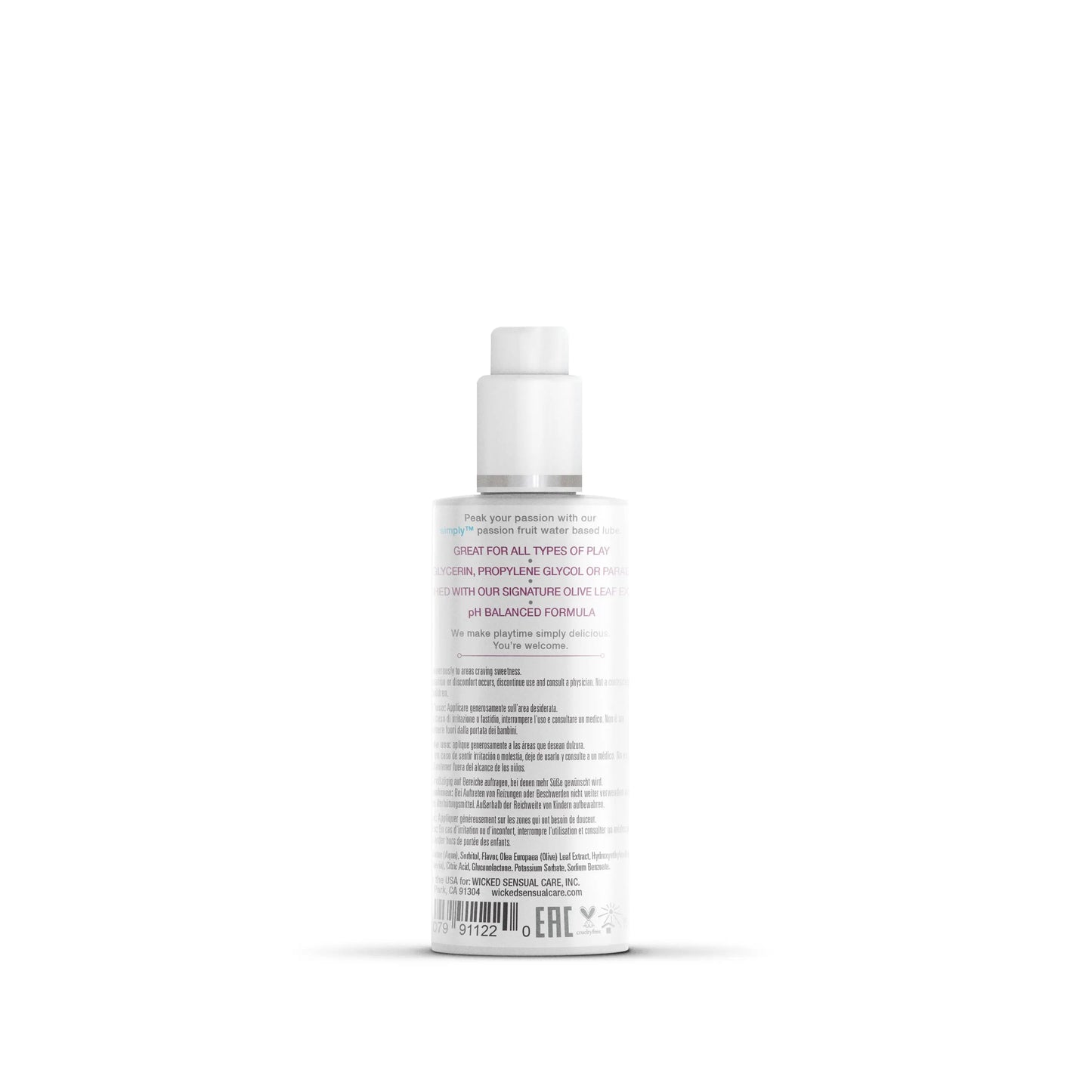 Simply Aqua Passion Fruit 2.3 oz Lubes