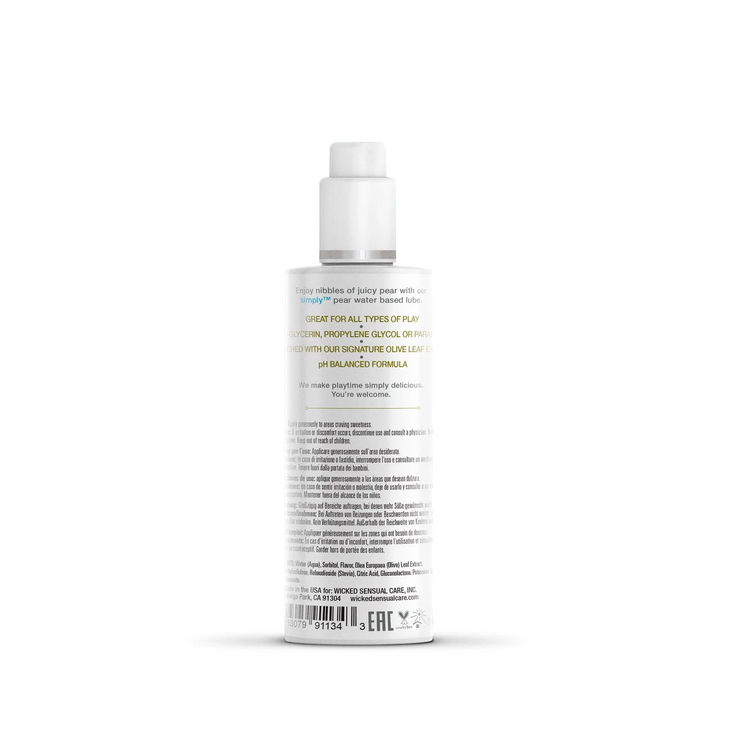 Simply Aqua Pear 4 oz Lubes