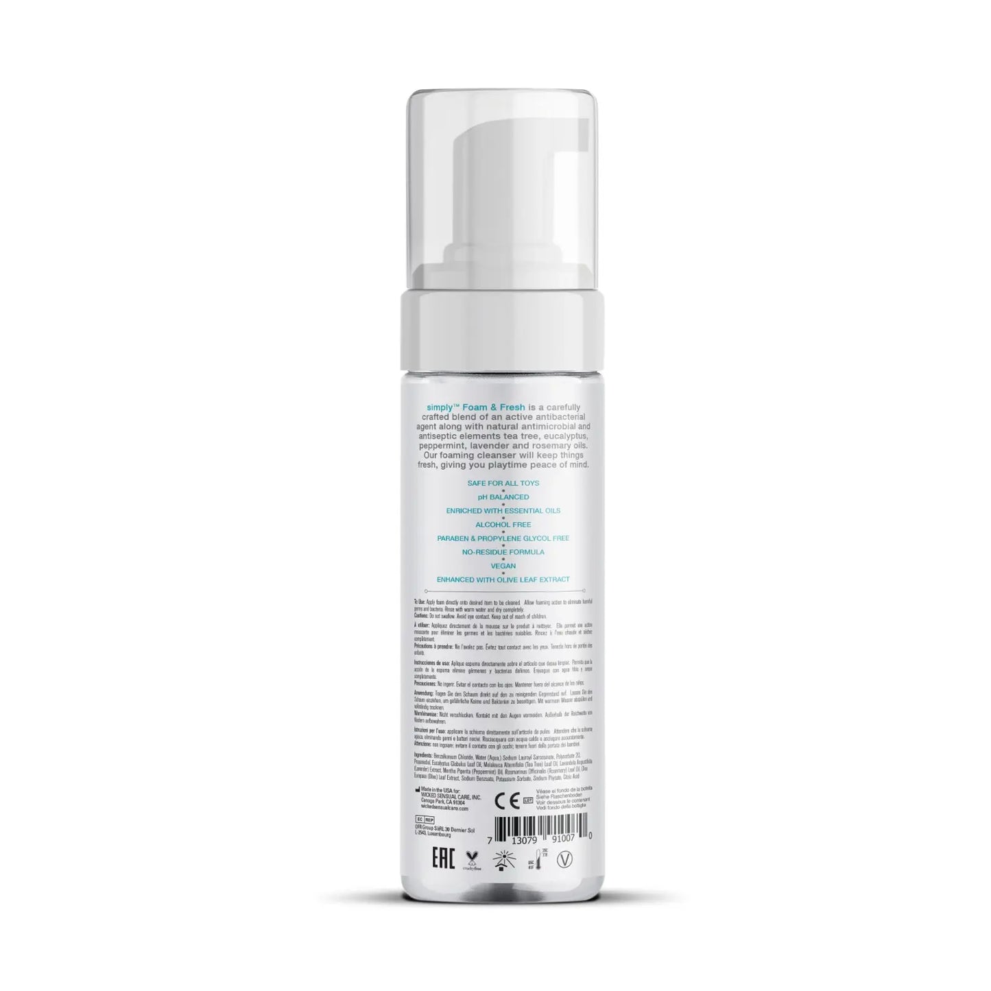 Simply Foam N' Fresh 7oz Lubes