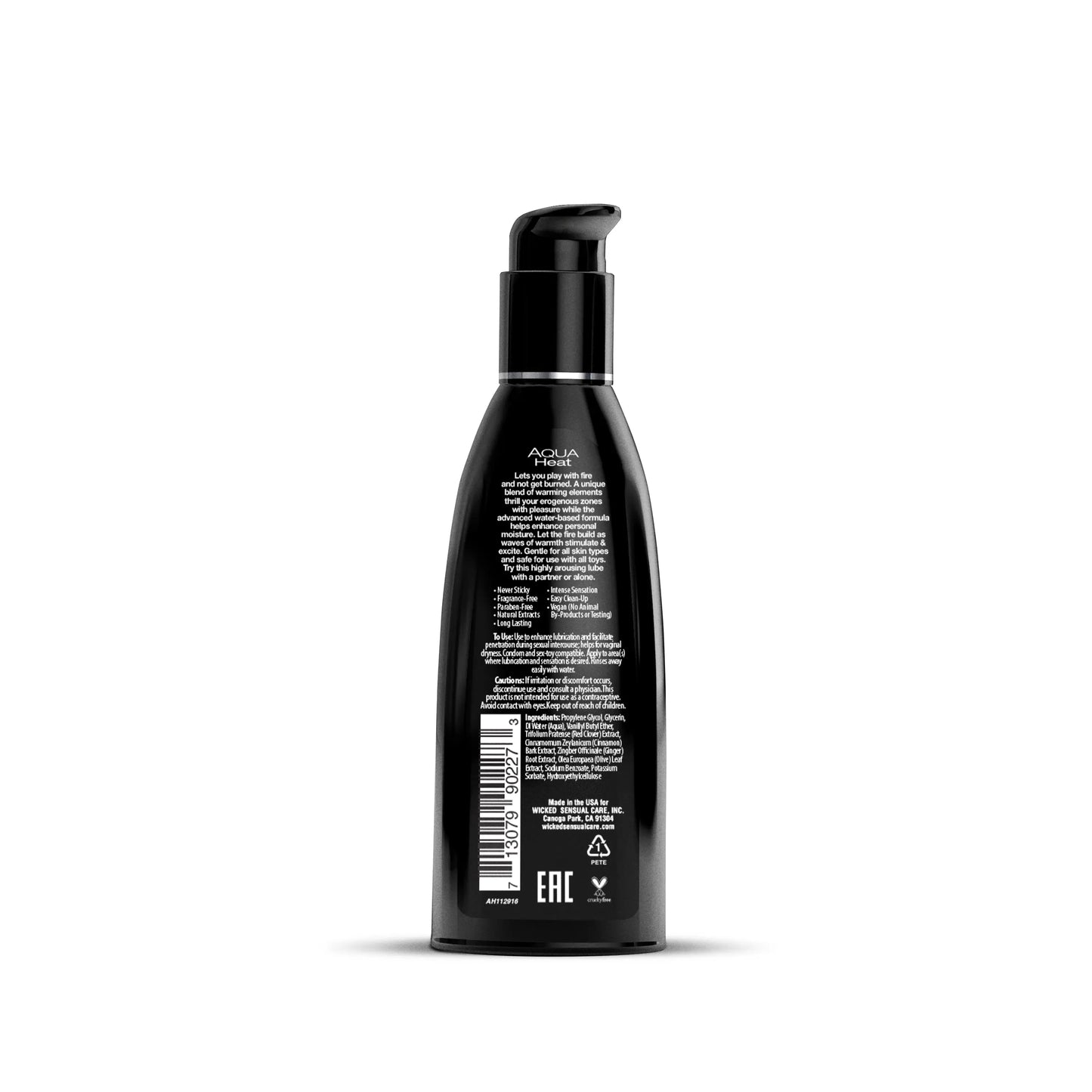 Aqua Heat 2oz Lubes