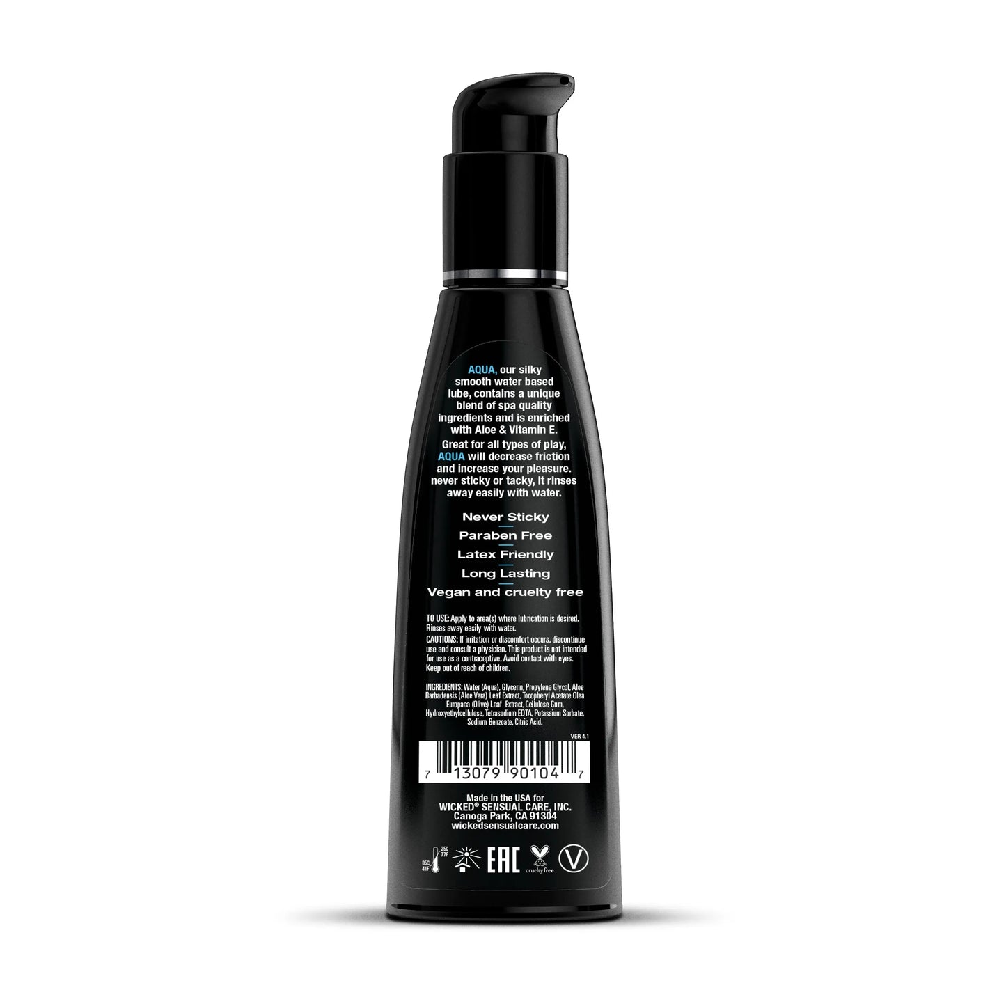 Aqua 4oz Lubes