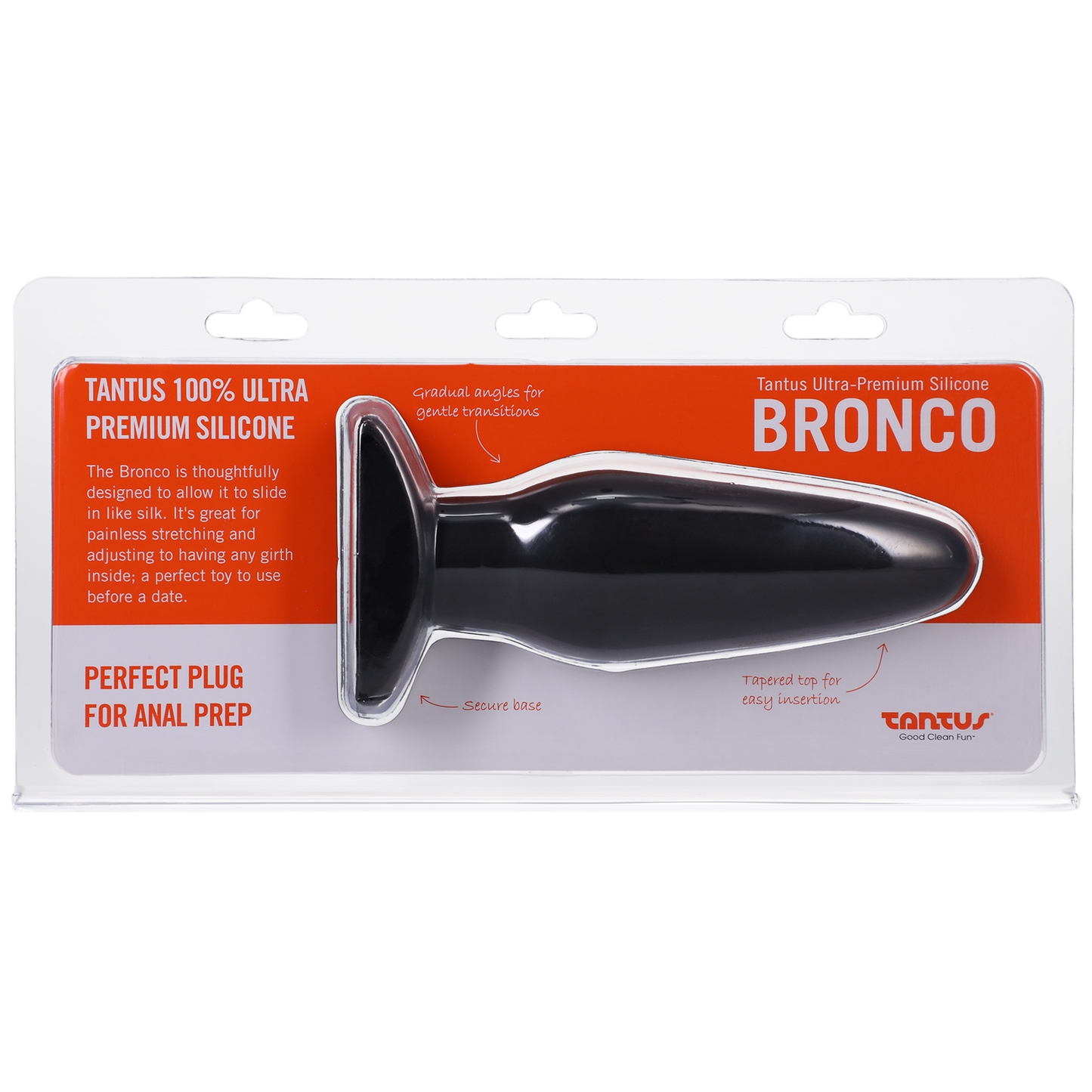 Silicone Bronco Silicone Butt Plug 