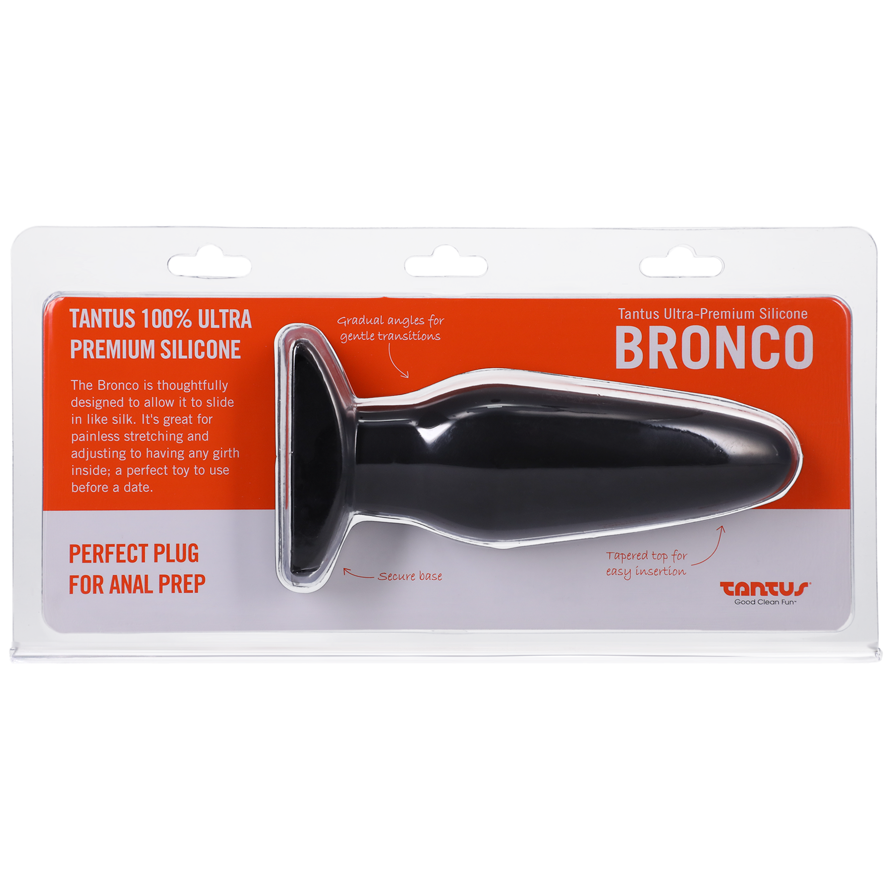 Silicone Bronco Silicone Butt Plug 