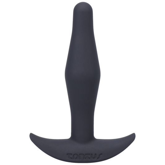 Tantus Silicone Little Flirt Butt Plug Black 