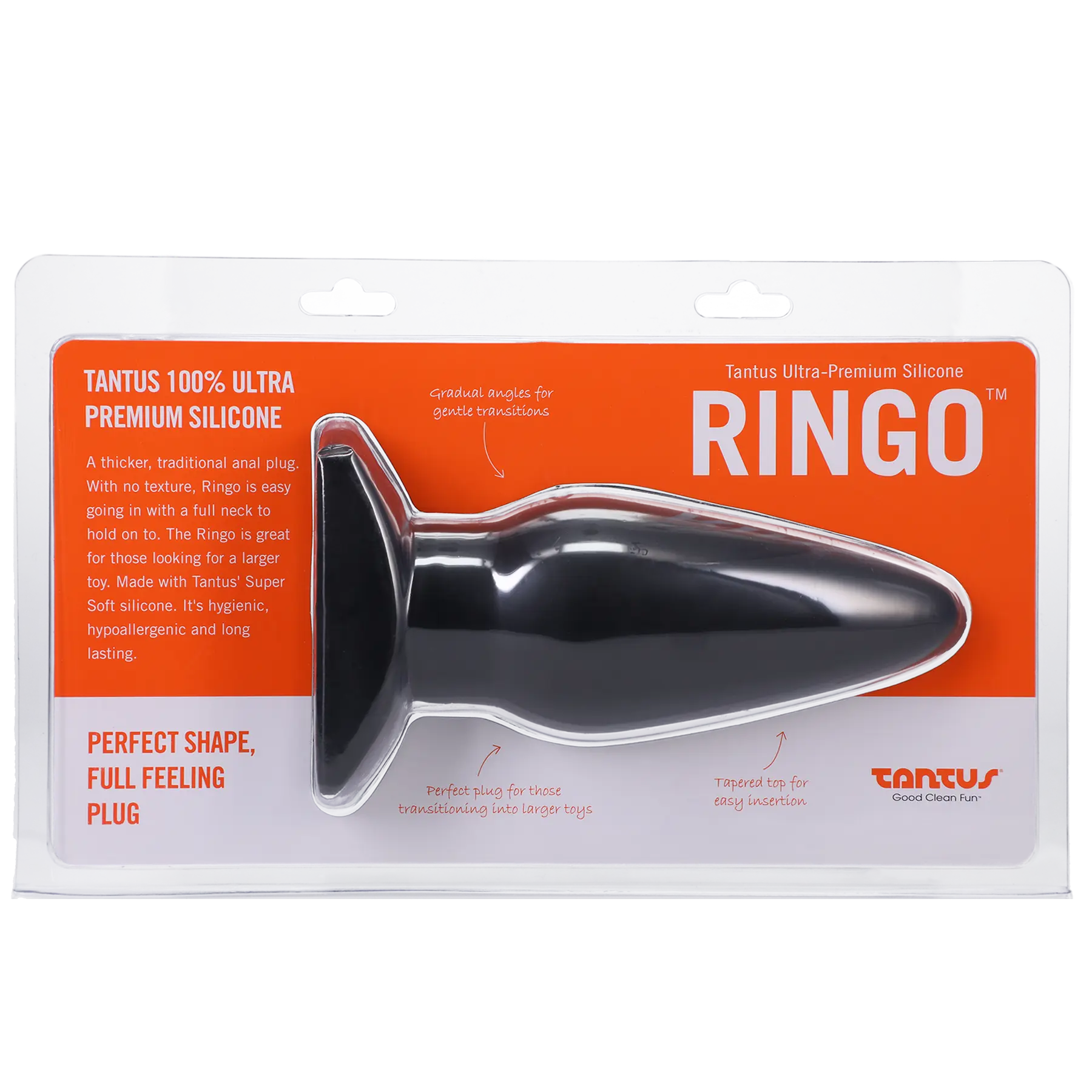 Silicone Ringo Silicone Butt Plug 