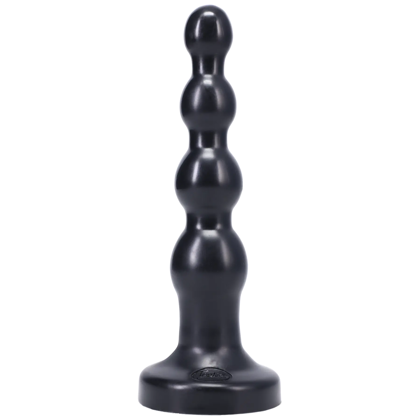 Tantus Silicone Large Ripple Butt Plug Black 