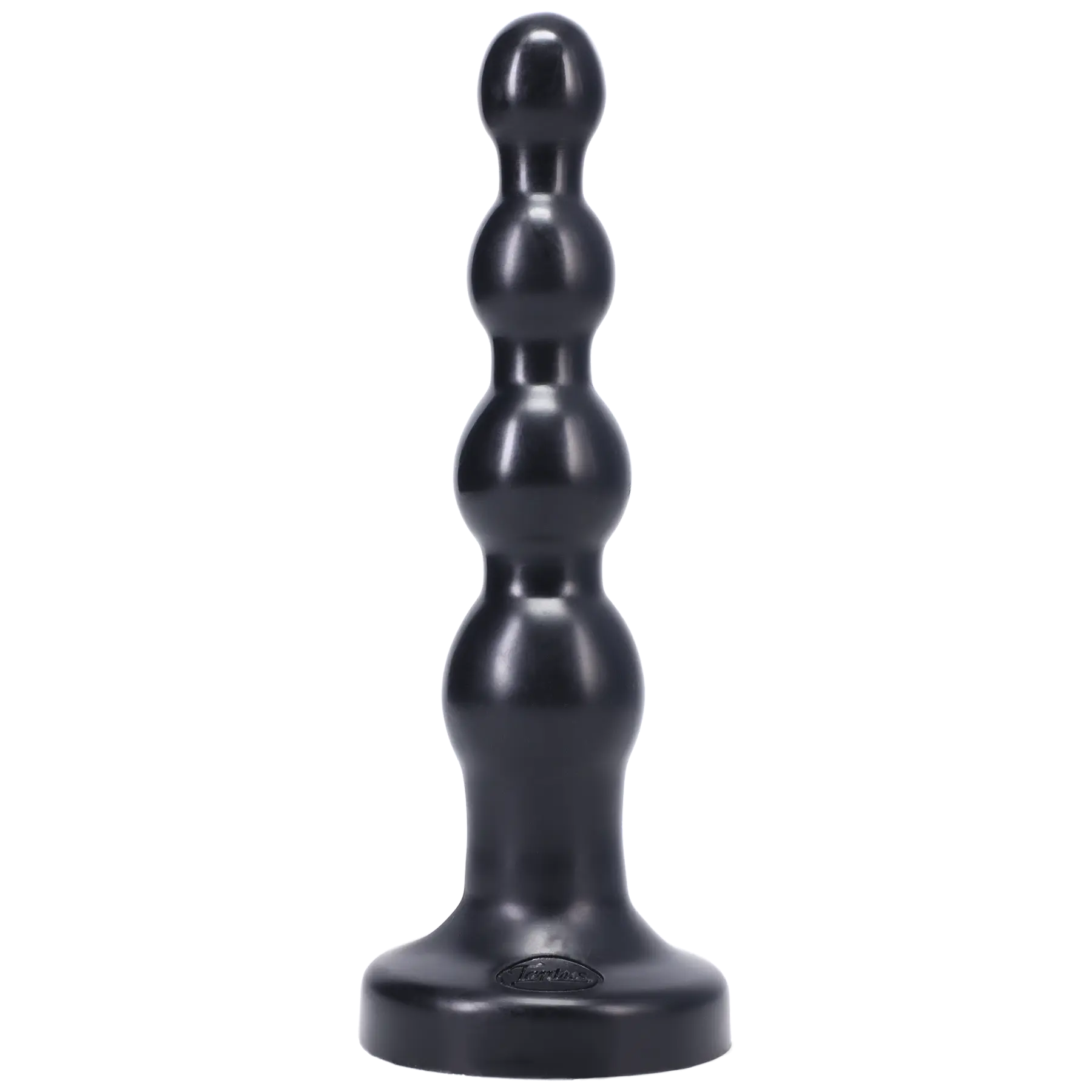 Tantus Silicone Large Ripple Butt Plug Black 