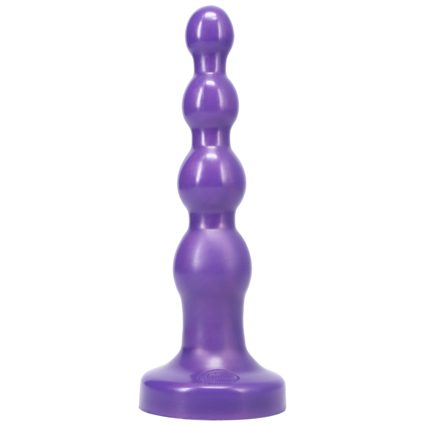 Tantus Silicone Large Ripple Butt Plug Midnight Purple 