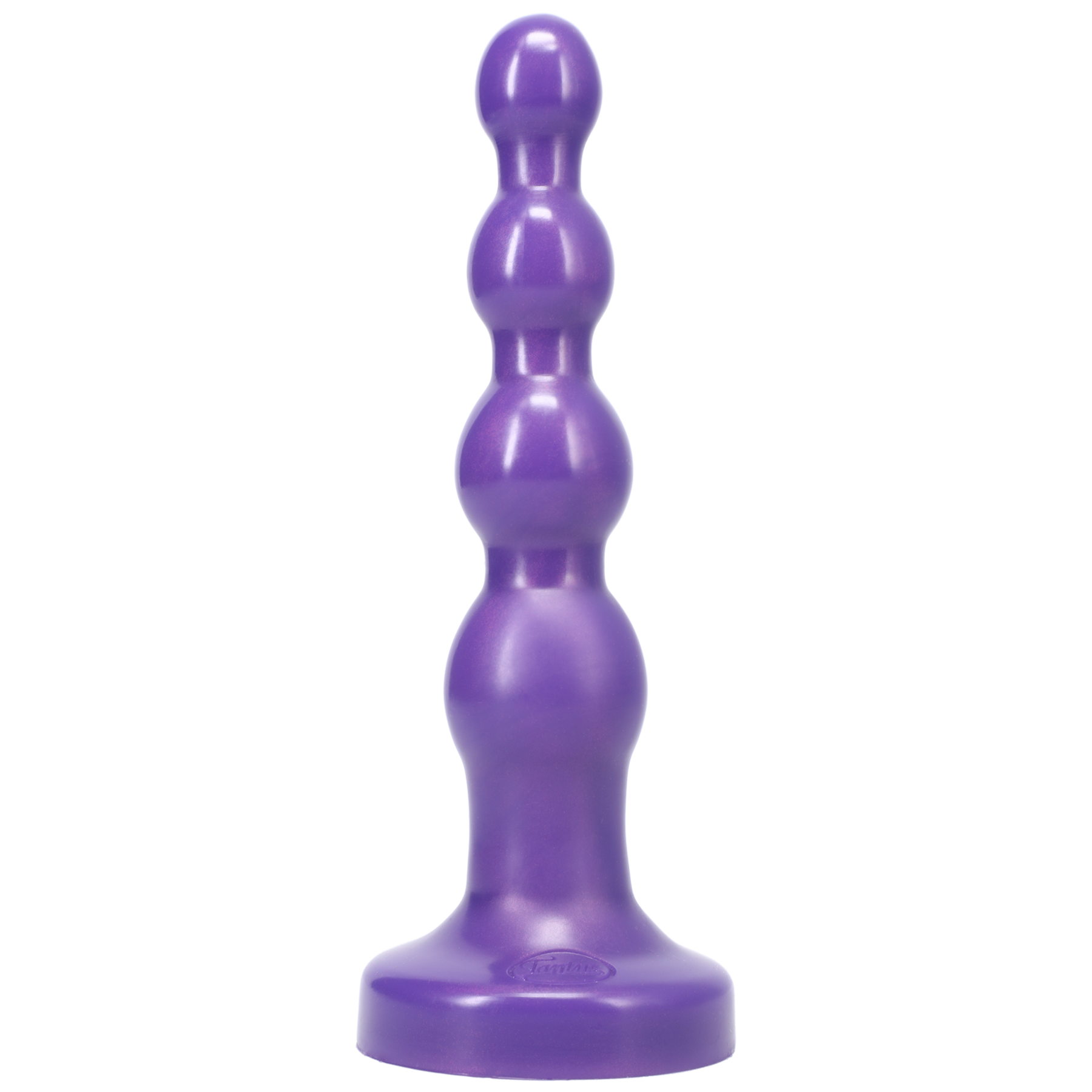 Tantus Silicone Large Ripple Butt Plug Midnight Purple 