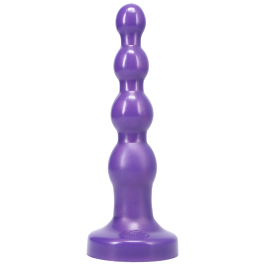 Tantus Silicone Large Ripple Butt Plug Midnight Purple 