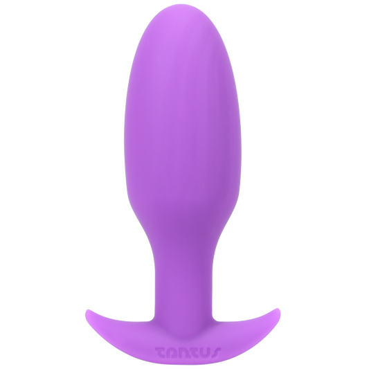 Silicone Ryder Butt Plug - Lilac 