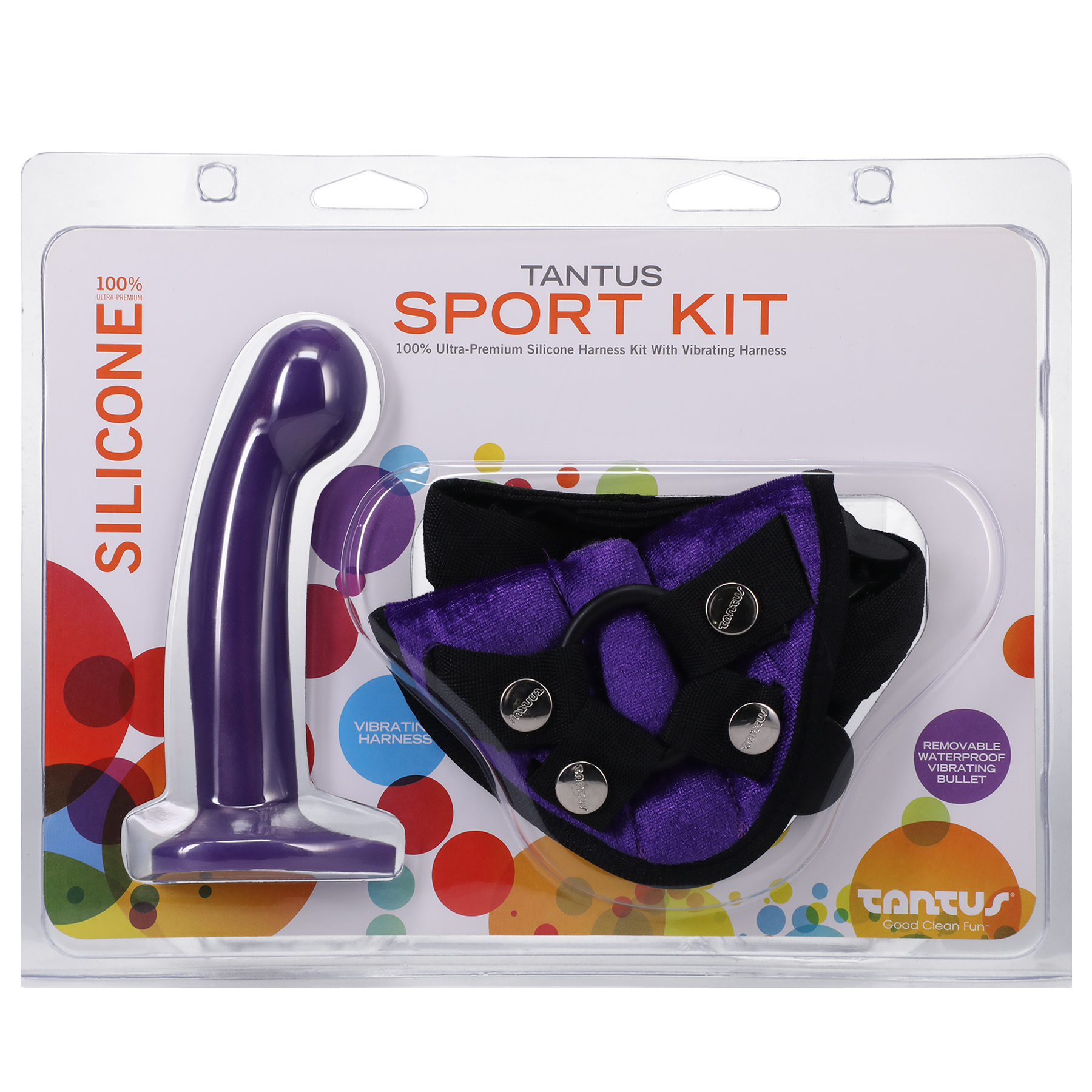 Tantus Silicone Sport Harness Kit Midnight Purple 