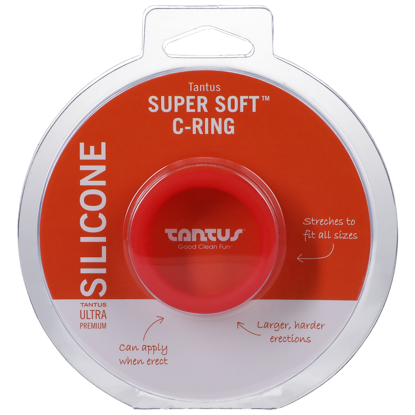 Super Soft Cock Ring Red 