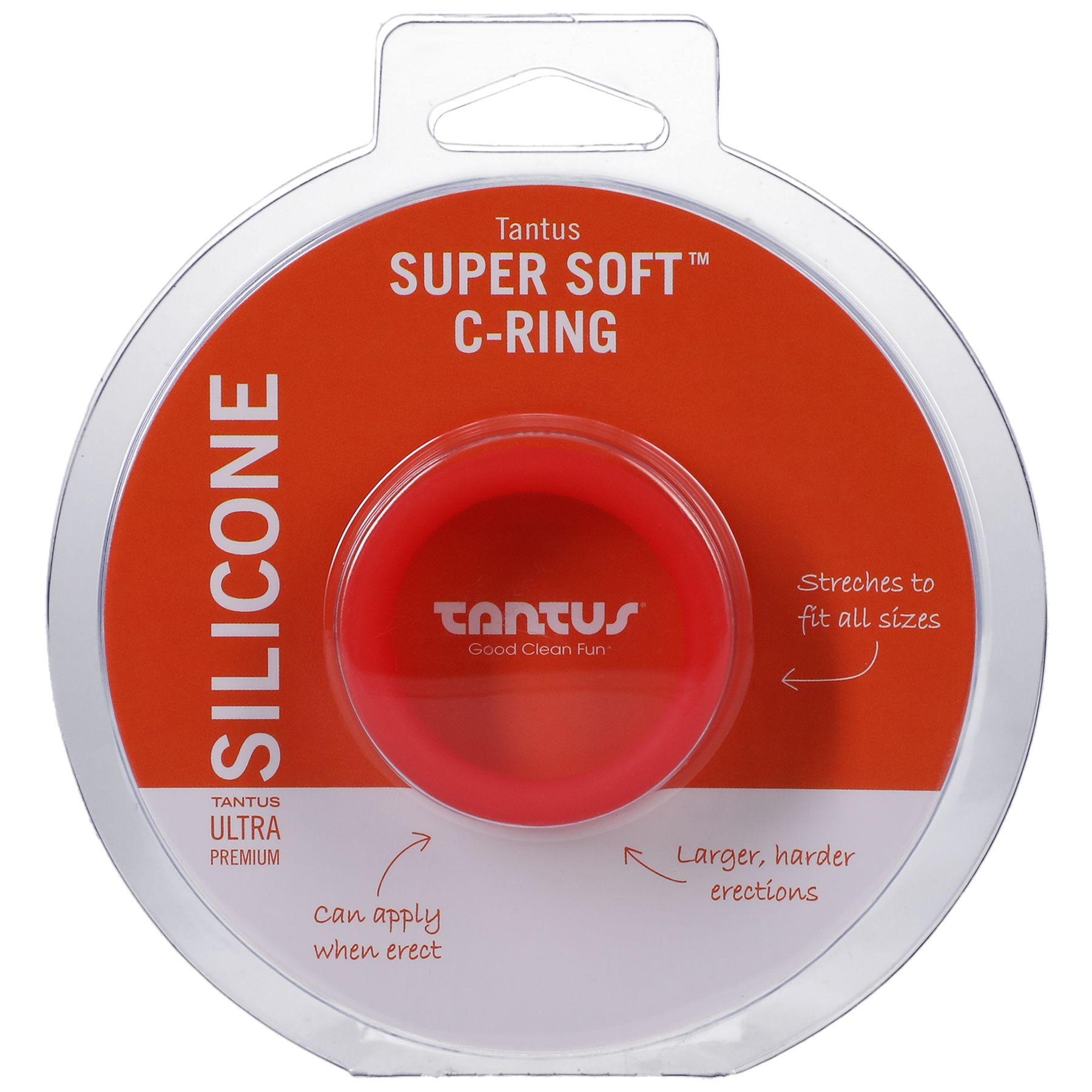 Super Soft Cock Ring Red 