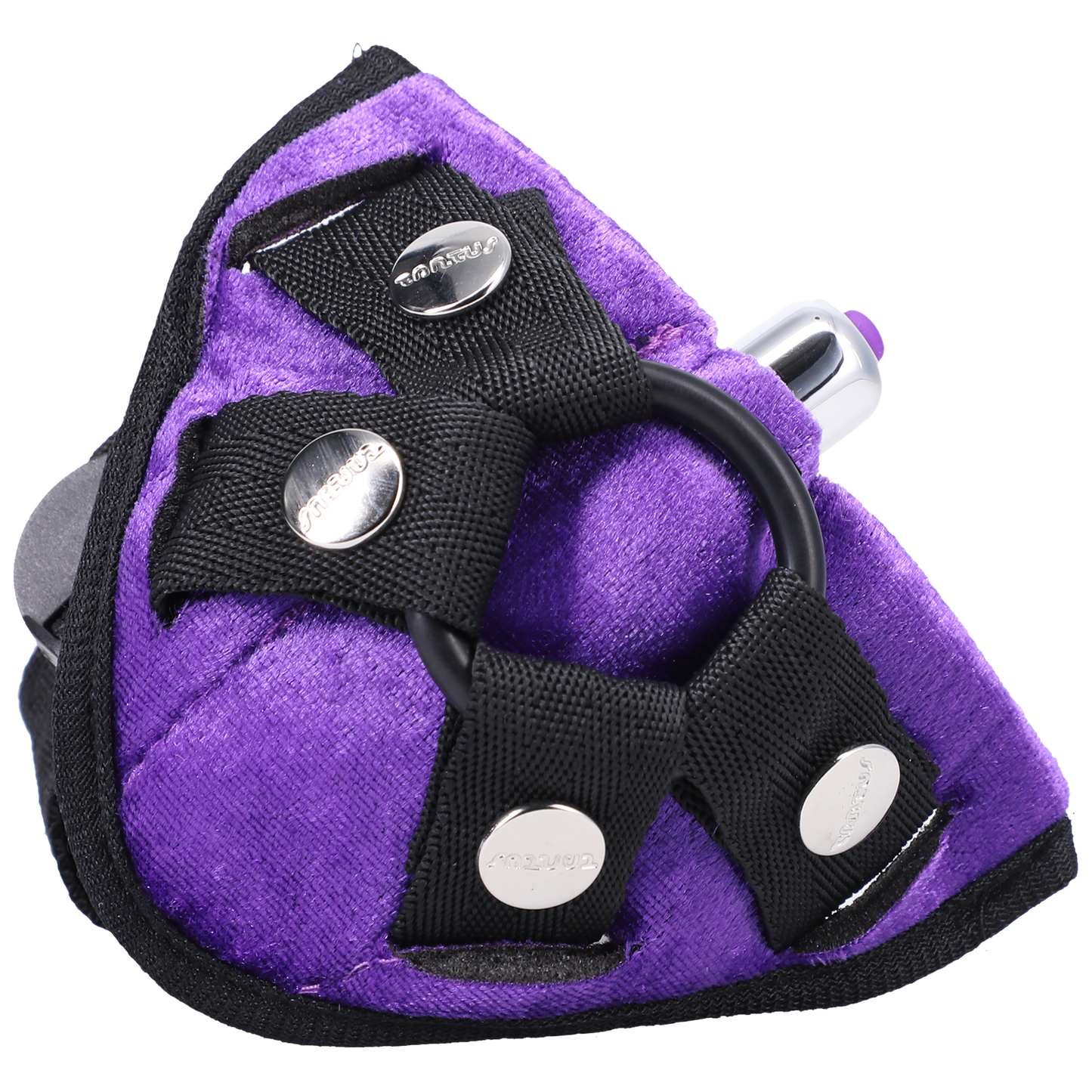 Velvet Vibrating Harness Lilac 