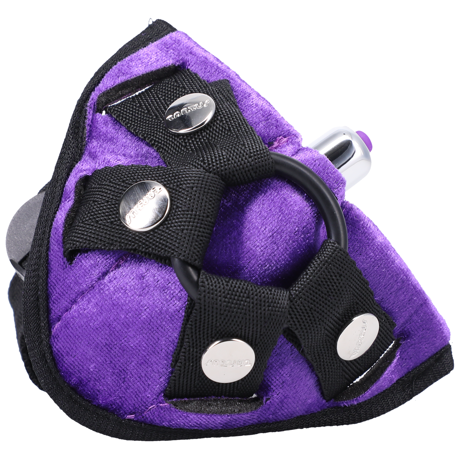 Velvet Vibrating Harness Lilac 