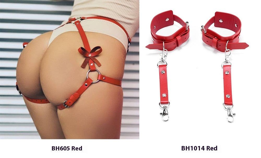 Waist Belt Female Handcuffs Suit Bondage 