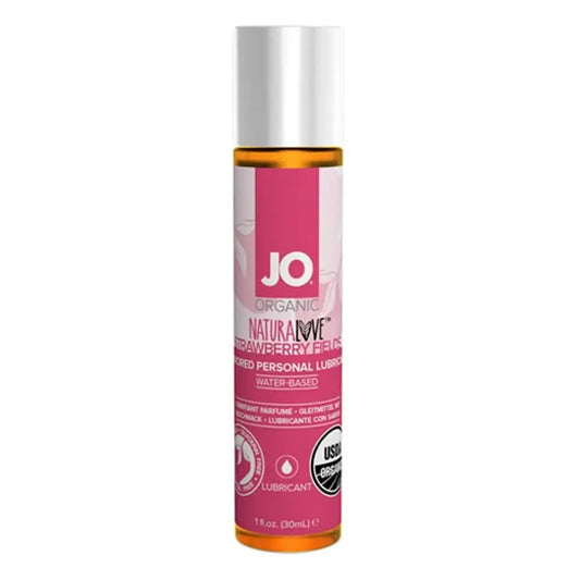 JO NATURALOVE Organic Strawberry Lubricant 1oz 