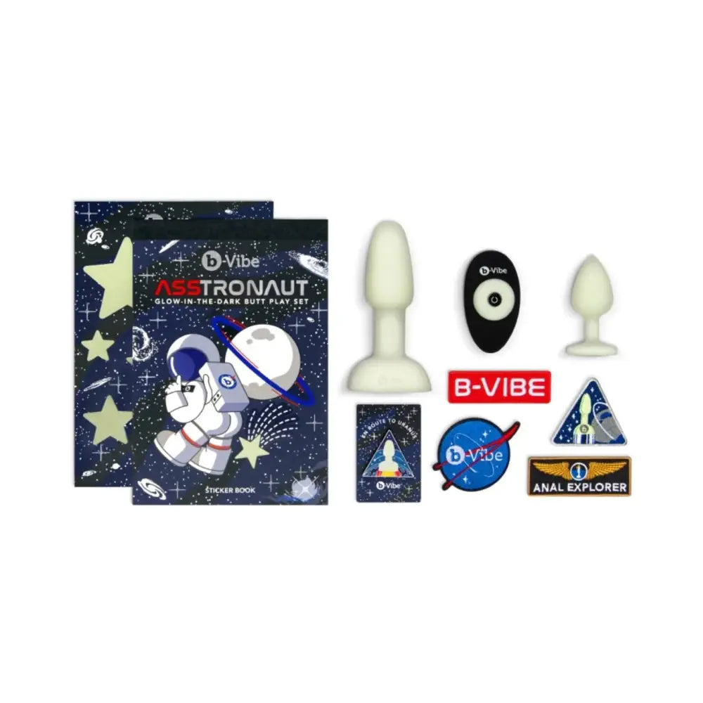 10-Piece Anal Training Kit Asstronaut Glow-in-the-Dark Butt Play Set  Anal Training