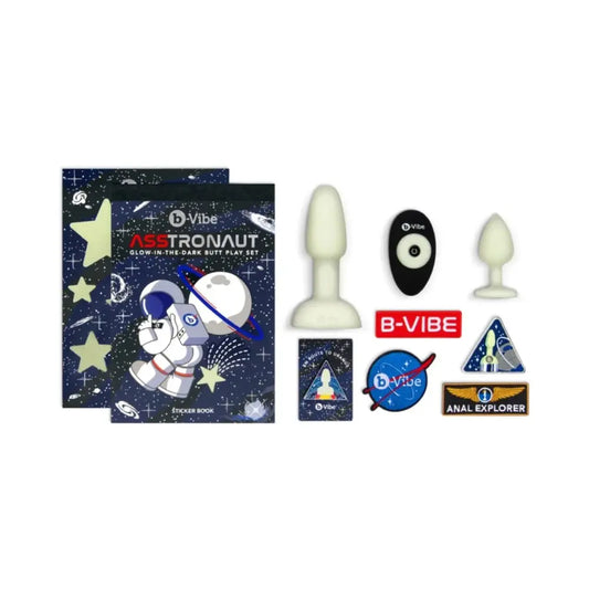 10-Piece Anal Training Kit Asstronaut Glow-in-the-Dark Butt Play Set  Anal Training