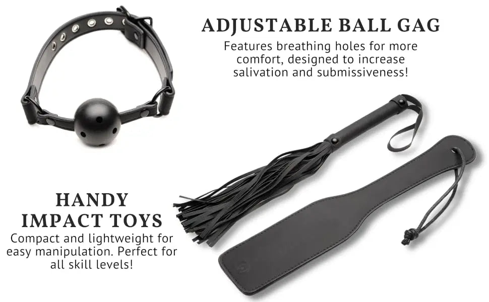 10 Piece Bondage Set BDSM Kit Master of Kink  Bondage Kits