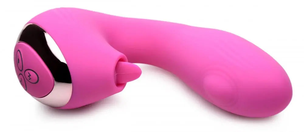 10X Licking G-Throb Rechargeable Silicone Vibrator  Licking Vibrator