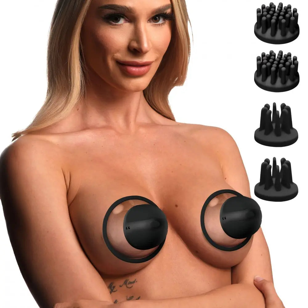 10X Rotating Nipple Suction Hands-free Nipple Sex Toys  Nipple and Clit Toys