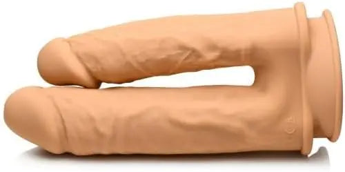 10X Silexpan Vibrating 6 and 7 Inch Double DIldo  Vibrating Dildo