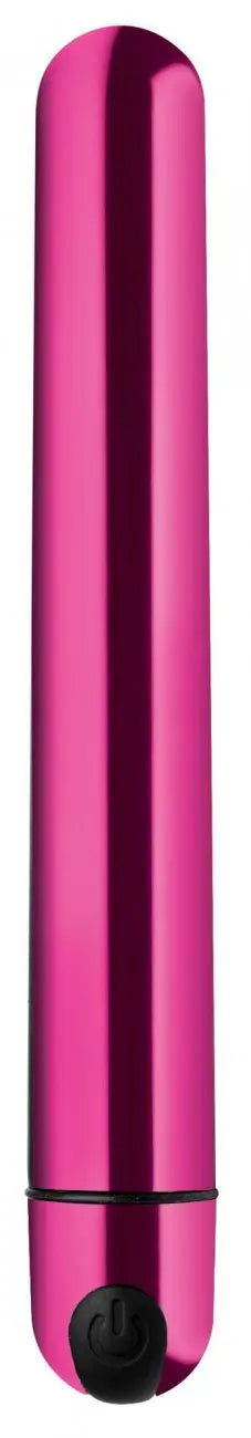 10X Slim Metallic Bullet Vibrator - Pink  Bullet Vibrators