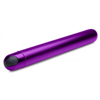 10X Slim Metallic Bullet Vibrator Sex Toy - Purple  Vibrating Dildo