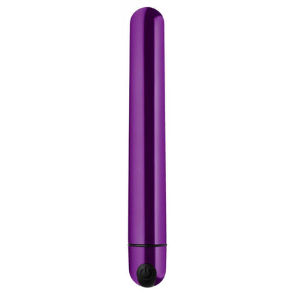 10X Slim Metallic Bullet Vibrator Sex Toy - Purple  Vibrating Dildo